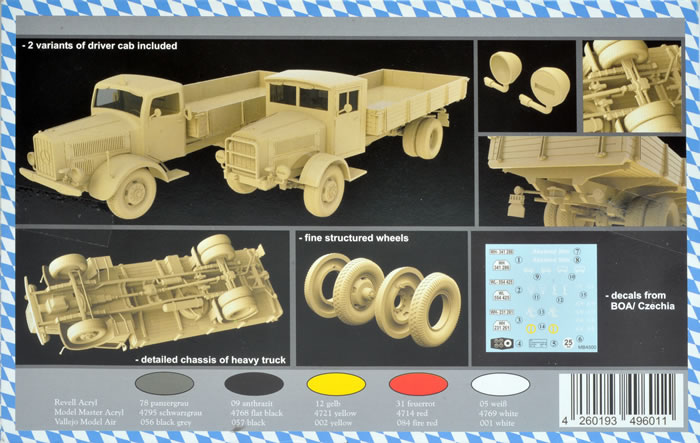 Schatton Modellbau Kit No. 72001 - DB/MB L4500 S German Heavy 