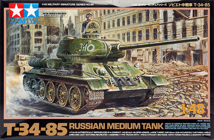 Russian T55 Medium Tank 1/48 Tamiya