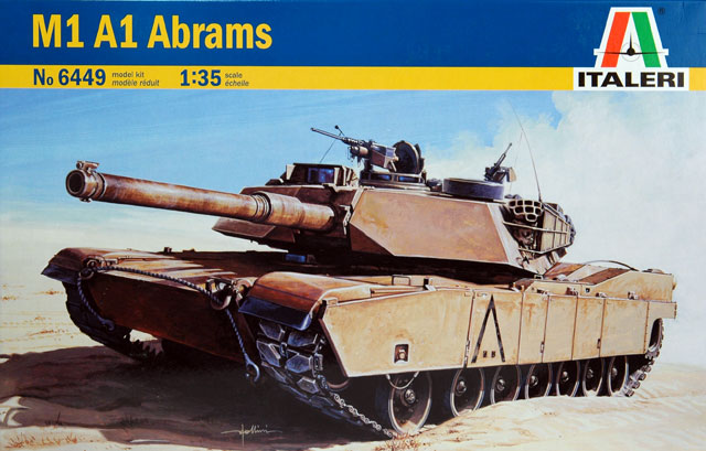 Unboxing ~ M1A1 Abrams - Italeri 1/35 Tank Model Kit Review 